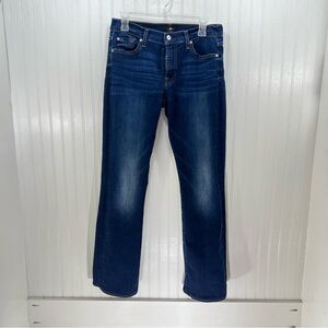 7 For All Mankind Kimmie Bootcut Jeans b(air) Duchess Dark Wash Mid Rise 29